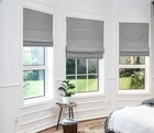 Everyday Celebration Roman Shades 35  W X 64  H Pewter Cordless Room Darkening