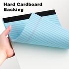 Legal Pad Note Pads 8 5 X 11 Inch  Wide Ruled Clear Print Writing Pads 30 Blue