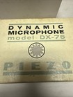 Piezo model Dx-75 dynamic Microphone