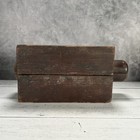 Antique Wooden Foundry Flask Sand Casting Mold Primitive Industrial Michigan