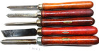 Craftsman Vintage Set Of  5  Woodworker s Wood Lathe Turning Chisels   Usa