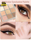 9 Colors Eyeshadow Palette Matte Eye Shadow Smooth Powder Nude Beige Brown Light