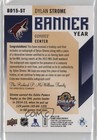 2016-17 Sp Game Used Banner Year Draft 2015 Dylan Strome  bd15-st Rookie Auto Rc