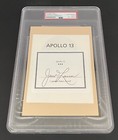 Astronaut James Lovell Signed Book Cut Autographed Slabbed Psa dna Apollo Nasa