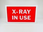 Vintage X-ray In Use Lighted Sign Metal Casing Medical Industrial Warning Light