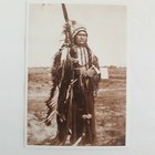 Postcard Native American Arapahoe War Chief Powder Face Size 6 x4 1 4  Arapaho