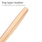 New  Vachetta Short Leather Strap For Pochette Accessoires  Mini Pouch Purse Bag