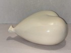 Vintage Dyer Ceramic Heart Wall Balloon Hanging White Usa Pop Art Mcm