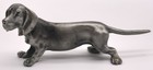 Vintage Hudson Pewter Dachshund Weiner Dog Figurine Made In U s a 