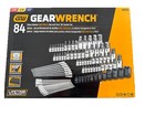 Gearwrench 80742-84 Pieces Master Sae metric Hex And Torx Bit Socket Set