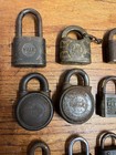 Vintage Huge Lot Padlocks Locks W  No Keys Yale  Slaymaker  Reese  Elgin   