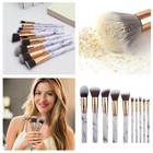 10pcs Makeup Brushes Kit Set Powder Foundation Lip Eyeshadow Eyeliner Brush