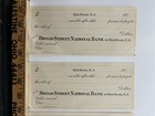 1920s Broad Street National Bank Blank Checks Red Bank Nj Vintage