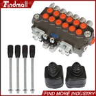 6 Spool 21gpm Hydraulic Backhoe Directional Control Valve W joysticks conversion