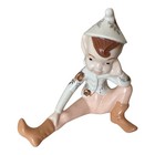 Holland Mold Vintage Mcm 4 Pc Porcelain Elf Pixie Figurine Family Rare