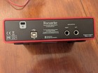 Focusrite Scarlett 2i2 Usb Audio Interface Studio Recording Excellent Condition 