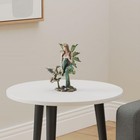 10 Inch Green Winged Fairy Sitting With Baby Dragon Statue Figurine Resin
