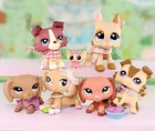 Minilpsshop Dachshund Great Dane Collie Cute Figure Action Lps Pets For Kid Gift