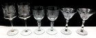  Elegant  Mix Match Crystal Set Of 6 Fine Crystal Water Wine Glasses 3 Pair