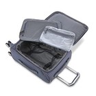 Samsontie Ascentra Softside Luggage 2 Piece Set Duffel 19 Inch Carry On - Slate