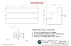 3 Steps Acrylic Display Stand  Fit Ikea Detolf 15 w X 8 d X 7 5 h Made In Usa