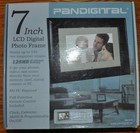 Pandigital 7  Inch Lcd Digital Photo Picture Frame Clock Alarm Remote Control 