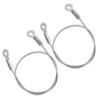 2 Pcs Hood Stay Stop Control Cable Set Compatible With 2008-2017 Freightliner