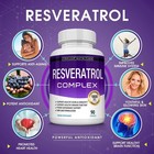 Resveratrol Supplement 1800 Mg Antioxidant Complex - Highly Potent Natural Pills