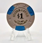 Silver Star Casino Las Vegas Nevada 1978  1 Casino Chip N2189