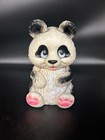 Vintage Large Panda Bear Piggy Bank 12   Prod  Corp New York 1972 Cute Eyes 