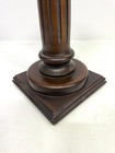 Mid Century Plant Table  Vintage Side Table  Old Wooden Pedestal  Rotatable Tabl