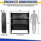 2pack Van Shelving Storage For Mid high Roof Ford Transit 52  w X 60  h X 13  d
