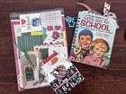 Junk Journal Scrapbook Back To School  70  Pieces