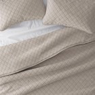 Full queen Lightweight Quilted Coverlet Set Diamond Latte