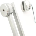 128hz Tuning Fork With Reflex Hammer For Sound Therapy And Chakra Healing
