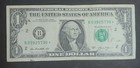 2013 One  1 Dollar Bill Star Note Duplicate Serial Number Error B03925730 