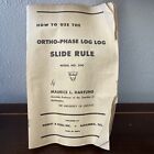 Vintage Pickett   Eckel Slide Rule Model No  510 1948 W instructions   Case