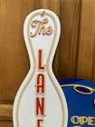 Bowling Sign Lanes Open 24 Hrs Lounge Ball Pins Alley Vintage Style Wall Decor