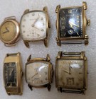 Vintage Gold Filled Watch Lot  Elgin-gruen-bulova