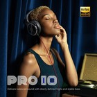 Wired Over Ear Headphones Hi Res Studio Monitor   Mixing Dj Stereo Headsets With