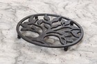 Gasar    Cast Iron Trivet  Metal Trivet  Tree Roots Design  8   X 6   Inches