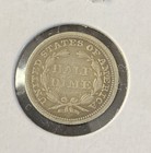1858 Seated Liberty Half Dime 90  Silver United States Coin Free Shipping