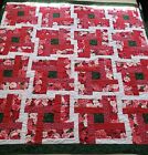 Rose Lattice Quilt  Roses  Floral  Traditional Quilt  Sofa Blanket  Chair Throw