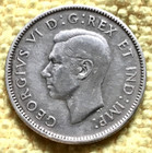 Canada 1944  25 Cents  800 Silver Coin Km 35