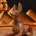 Egyptian Artifact Figurine Ancient Rare God Anubis Statue Authentic Bc
