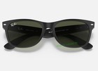 Ray-ban New Wayfarer Rb2132 Sunglasses 55mm Matte Black green Lens G-15