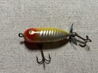Vintage Rare Heddon Tiny Torpedo 360 Xry Yellow Shore Minnow Fishing Lure