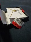 1 5 Ctw Lab-created Diamond Heart Charm Pendant Ball Chain 14k Gold Plated