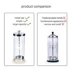Disinfectant Jar  glass Thickened Style  Midsize Salon Barber Disinfecting Jar  