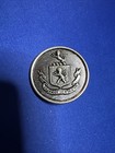 Two Vintage 1 1 2    Collectable Silver Tone Buttons  Burg Co And Spectemur Agendo